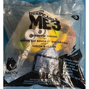 McDonald's Collectible Toy Despicable Me Groovin' Minion Character 3" Tall